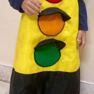 Unisex Traffic Signal Costume( Fabric With Lining)