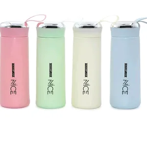 Nice Premium Glass Water Bottle, 400ml