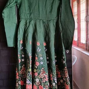 Sassafras Ethnic Green Gown