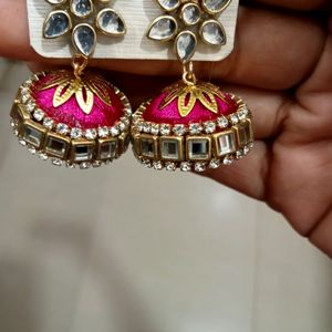 Earrings And Bangles Combo Set