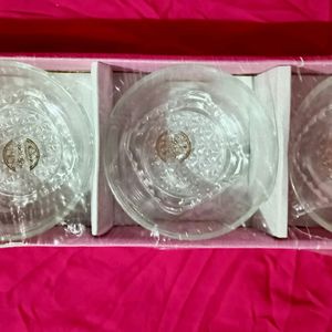 RIMJHIM GLASS CRYSTAL BOWL SET