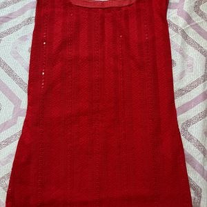 Red Juicy Beautiful Kurta For Women