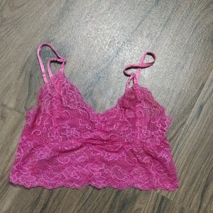 Pink Hot Net Bra