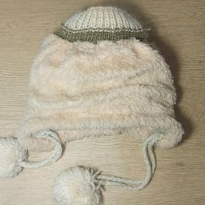 Kids Cap For Winter Warm Hat Flap Knit