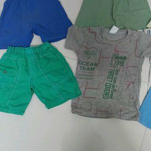 5 Combo Boys  Top + Bottom Suit Set