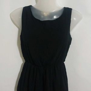 CUTE BLACK UP AND DOWN DRESS