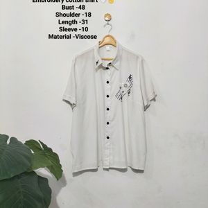 Cotton Embroidery Shirt