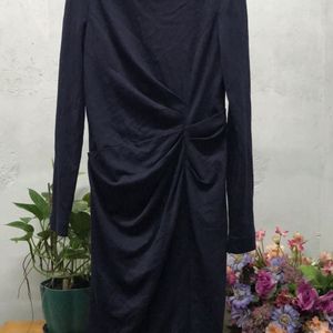 Dark Blue Korean Dress