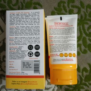 Invisible Gel Sunscreen By Wishcare