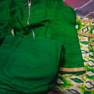 Very Pretty Green Lahanga Choli