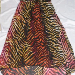 Vintage Tiger Print Dress(Imported)