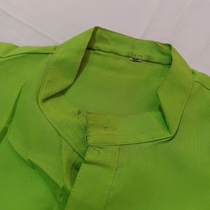 Neon Green Cotton Kurta / Unisex.