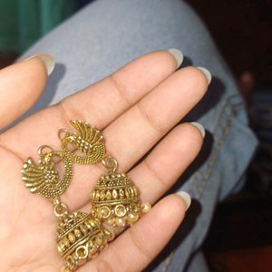 Golden Bronze Jhumki