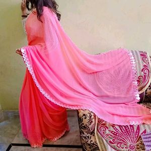 Brand New Very Soft Georgette Saree