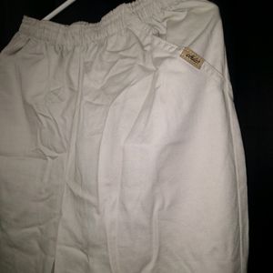 unisex beige trousers