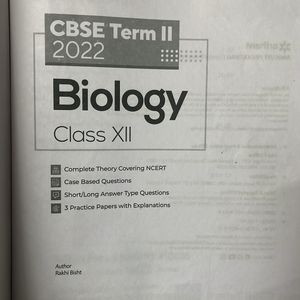 CBSE Term 2 Biology for class 12