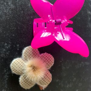 Butterfly Clip And Hair Accessory