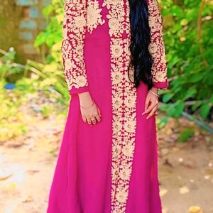 Women Anarkali Dress With Dupatta