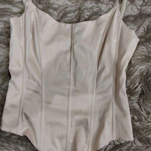 Cream Corset Top