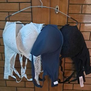 Combo Of Four Imported Fabric Bra  Calvin  Klein