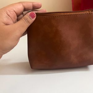 Tan brown colour purse