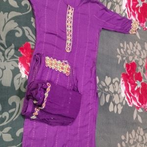 Purple 💜 Kurta Set