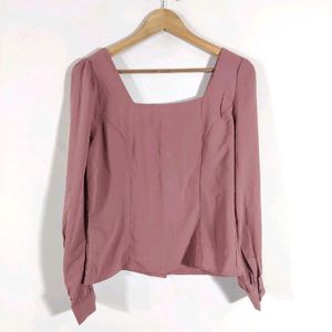 peach casual top