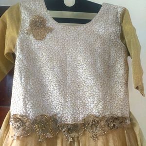 Golden Net Gown