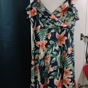 Floral Off Shoulder Dress