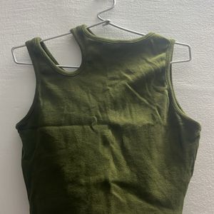 Olive Green Cami Top