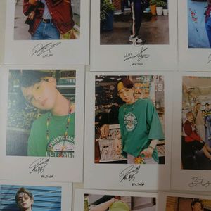 BTS Army HD Photo Cards With Signature Pack Of 15.