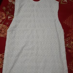 Pure Cotton White Chikankari Kurta