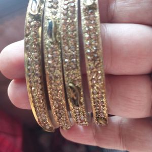 Golden Bronze Bangle 2.6 Size