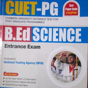 CUET-PG.  B.ED SCIENCE