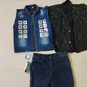 Boys Pant Shirt And Coat