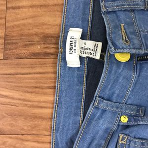 FOREVER 21 Blue High Rise Woman's Jean's