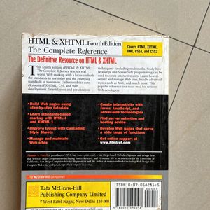 The Complete Reference HTML & XHTML