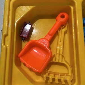 Sand Tray With Scraper , Shovel And Bonus To