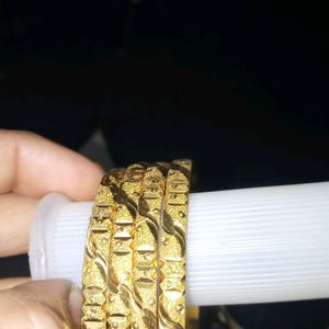 Gold Covered Bangles