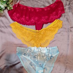 3 Fancy Panty Combo