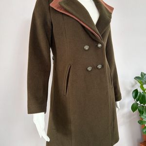 Olive Green Premium Overcoat