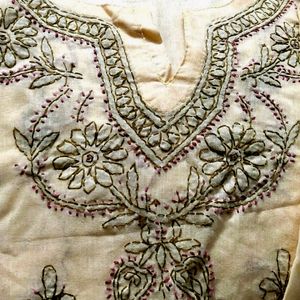 Hand Embroidered Kurta