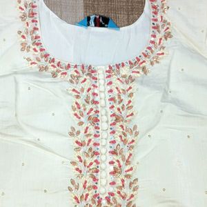 Kurti Set Organza Dupatta