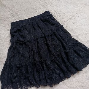 Lace Coquette Skater Skirt