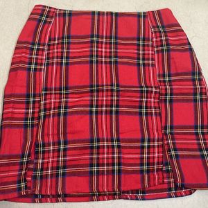 Korean Red Skirt