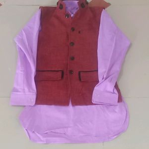 Men Kurta With Jacket