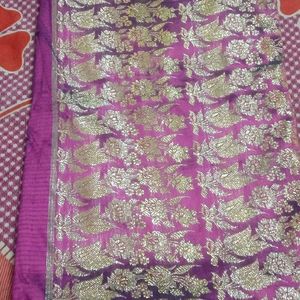 Banarashi Saree 100% Pure Silver Silk Zari Worked