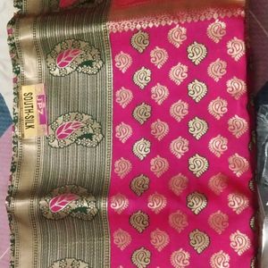 Beautiful Banarasi Saree With Blouse