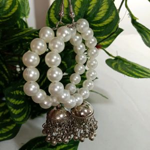 White Pearl Earrings (Women's)