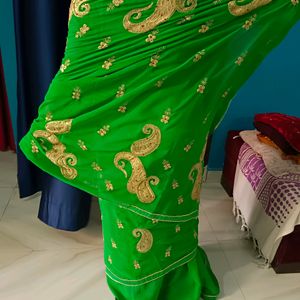 Green Savan Saree